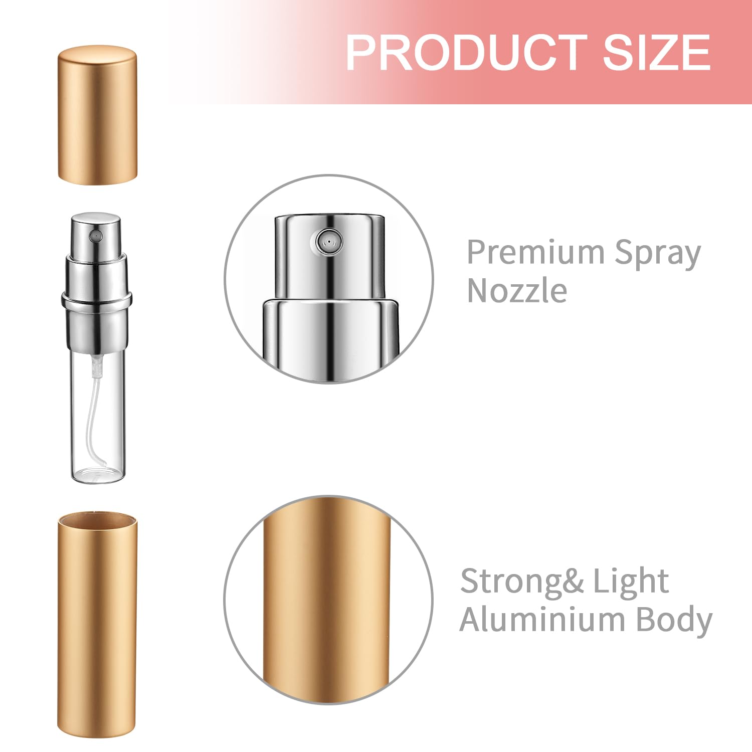 14 Pcs 10 Ml Travel Perfume Atomizer Mini Refillable Spray Perfume Bottle Portable Perfume Bottle With 10 Pcs Perfume Refill Pum